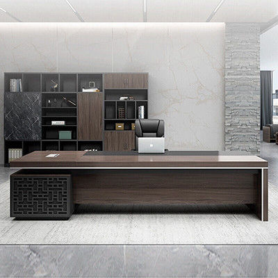 Stylish Boss Desk Manager Office Desk en stoel combinatie voor commerciële meubels