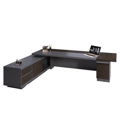 School MDF Luxe Executive Office Desk Set voor commerciële meubels CEO Office Table