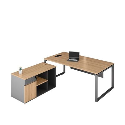 Een container L-vormige Home Executive Office Computer Desk OEM