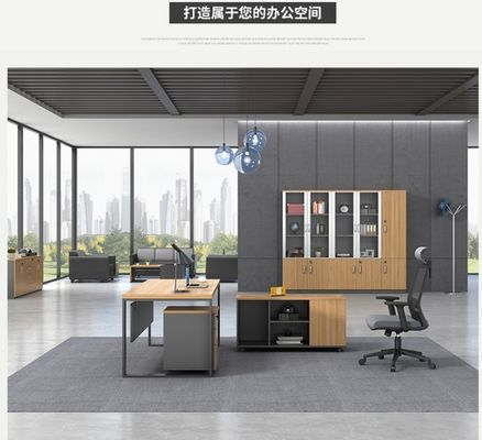 Een container L-vormige Home Executive Office Computer Desk OEM