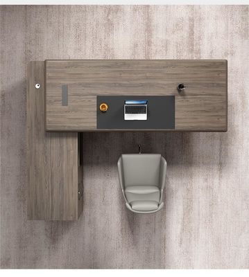 50 mm Dikte Tafeltop Moderne L-vorm Executive Desk voor Home Office Manufacturing