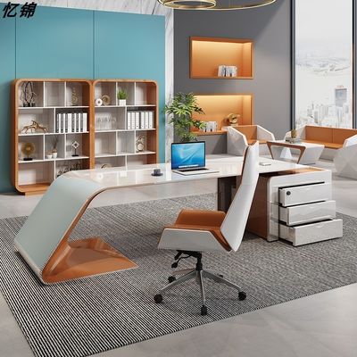 Modulair kantoor bureau zakelijk schrijftafel voor de directie tafel kantoormeubelsets