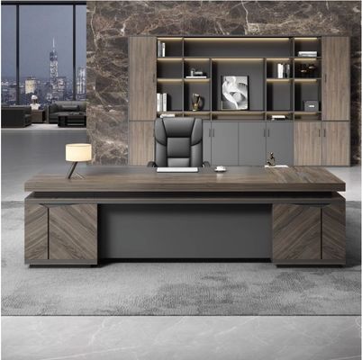 Luxe commerciële kantoormeubelen Executive Desk Boss Tafel voor kantoor efficiëntie