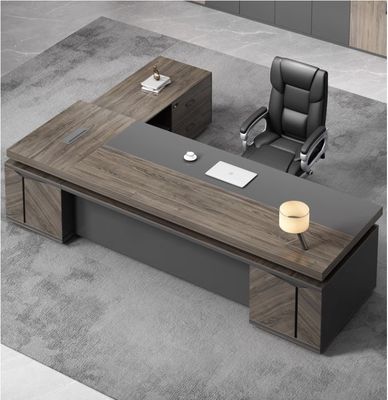 Luxe commerciële kantoormeubelen Executive Desk Boss Tafel voor kantoor efficiëntie