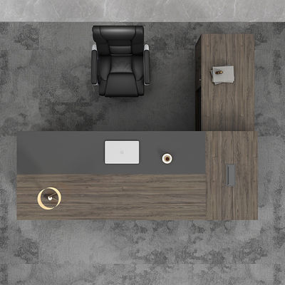 Luxe commerciële kantoormeubelen Executive Desk Boss Tafel voor kantoor efficiëntie