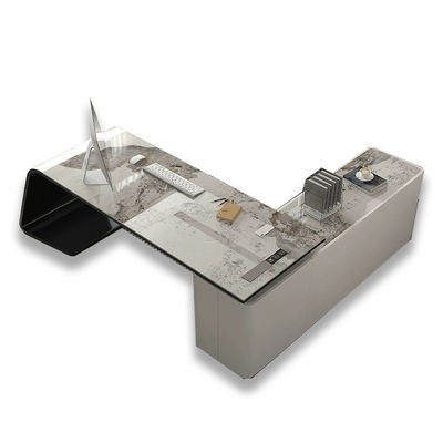 Ontwerp bureau meubilair voor het huis Executive Boss Luxe Grijs Escritorio De Oficina