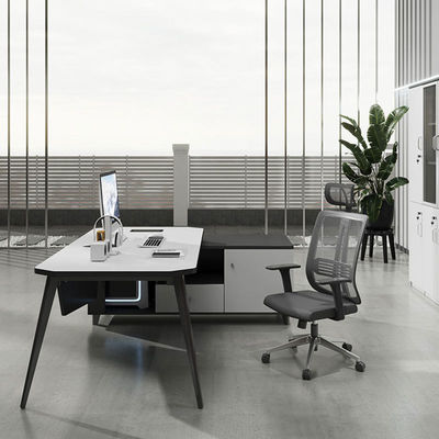 Modern CEO's Essential L Shape Houten Executive Office Desk voor de werkruimte van de baas