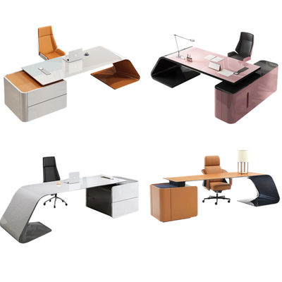 Moderne Executive Office Desk Table voor Boss Manager Luxe meubels