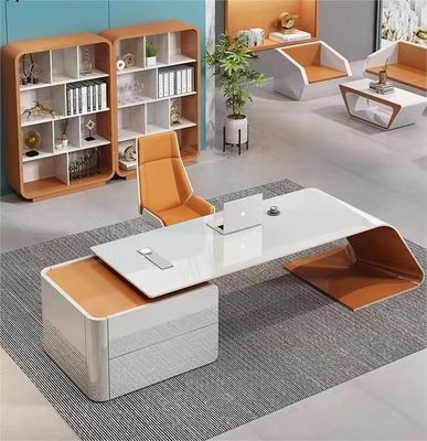 Moderne Executive Office Desk Table voor Boss Manager Luxe meubels