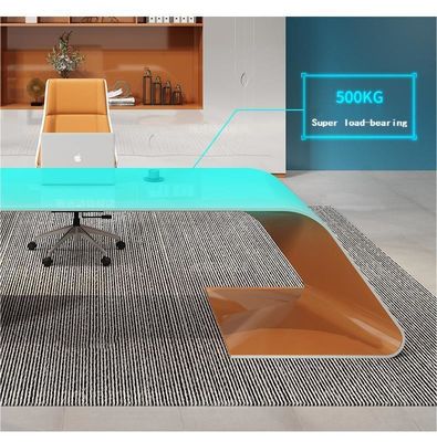 Uitvoerend kantoor Bureau Tafel MDF Bakwerk Vernis Kantoormeubelen voor leidinggevenden