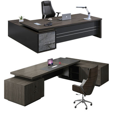 Uitvoerende grote kantoortafel met MDF houten materiaal en hedendaagse ontwerpstijl