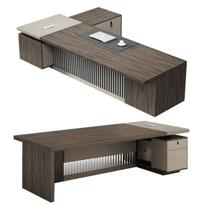 Uitbreidbare kantoormeubels Design Executive Houten kantoor tafel voor baas CEO en manager