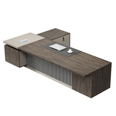 Uitbreidbare kantoormeubels Design Executive Houten kantoor tafel voor baas CEO en manager