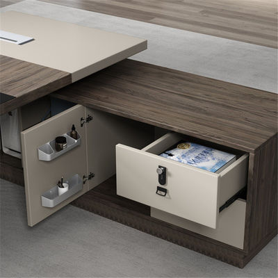 Uitbreidbare kantoormeubels Design Executive Houten kantoor tafel voor baas CEO en manager