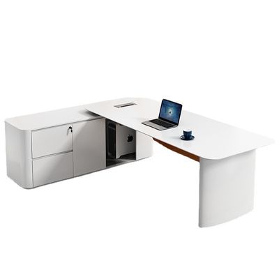 ISO9001/ISO14001 gecertificeerd JUNYI CEO Office Desk and Chair Set met MDF bakvernis