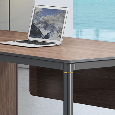 Moderne ontwerp stijl grote klas tafel en stoelen combinatie modulair kantoor baas bureau