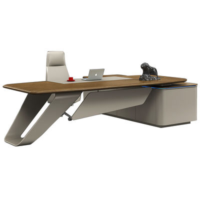Uitbreidbare houten moderne luxe ontwerp kantoor tafel voor de uitvoerend directeur bureau