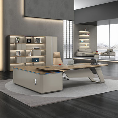 Uitbreidbare houten moderne luxe ontwerp kantoor tafel voor de uitvoerend directeur bureau