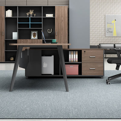 Home Office Schilder Manager Desk For Boss Moderne houten gebogen kantoor tafel