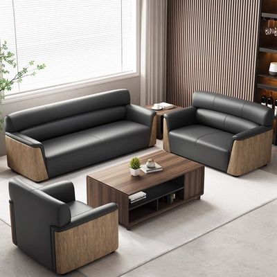 Napa Lederen Kantoorbank Set voor moderne en comfortabele werkruimte in Business Receptio