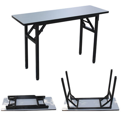 Houten stijl PANEL Opvouwbaar bureau en stoelen voor kantoormeubilair Moderne conferentietafel