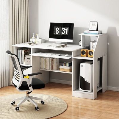 Contemporary Design Home Office Desk met multifunctionele opslagruimte en hoofdeenheid