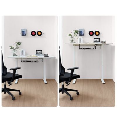 Metal Standing Game Computertafel met aanpasbare rotsplaat en elektrische lift