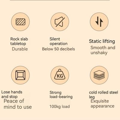 Metal Standing Game Computertafel met aanpasbare rotsplaat en elektrische lift