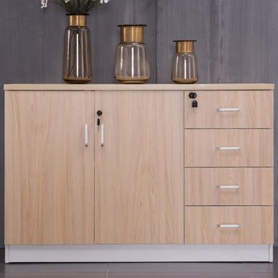 Postverpakking N Office Partition Houten archiefkast met slot en la