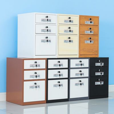 Industrial Design Office Archiefkas met slot en verplaatsbare drie laden OEM opslag