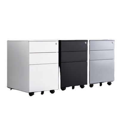 Commerciële meubels onder het bureau Mobiele archiefkas met slot en lade