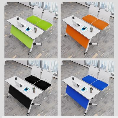 Modern ontwerp vouwbare training tafel en stoel combinatie voor multifunctionele kantoor