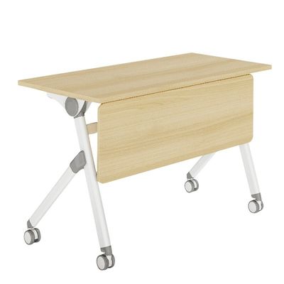 Bedrijfsmeubelen Houten bureau Meerdere personen conferentietafel met metalen benen