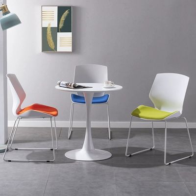 Stackable Four Legs Training Office Porosity Mesh Conference Room Stoel met PC stoel
