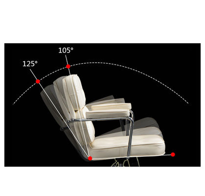 Ergonomische PC-stoel met verstelbare hoogte voor comfortabele rugsteun en Home Office