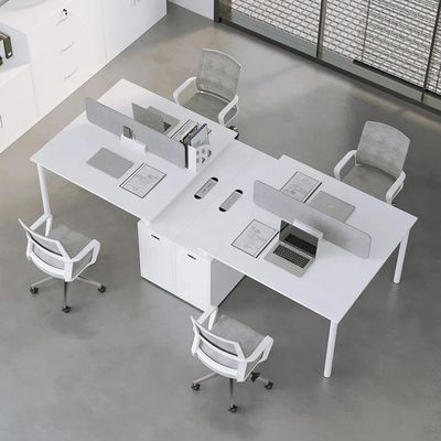 Gepersonaliseerde kleuren Moderne kantoormeubilair Computer Werkstation Tafel voor eenpersoons