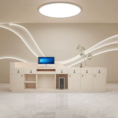Moderne schoonheidsziekenhuis Grote kliniek Bedrijf Receptie met hoge dichtheid plaat