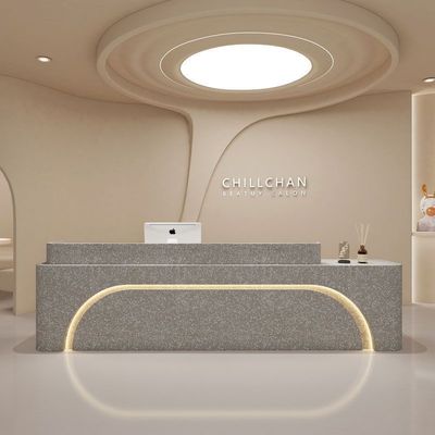 Multifunctionele eenvoudige moderne receptie voor aangepast in luxe wit restaurant