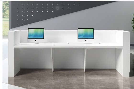 Moderne ontwerpreceptie voor gepersonaliseerde bedrijfsreceptie en conferentie-inlog