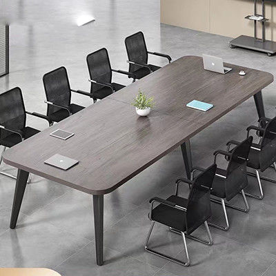 Moderne kantoor bureau vergaderruimte ontvangst tafel en stoel combinatie voor onderhandelingen
