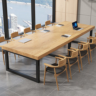 Onderhandelingstafel van de Europese Stijl School met converteerbaar ontwerp en massief houtmateriaal