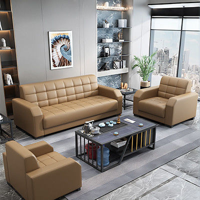 Moderne kantoormeubilair op maat gemaakte lederen bank set Chinese stijl Contemporary 2 sets