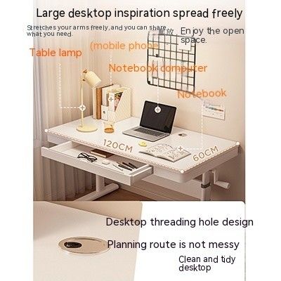 Studentenstudie Schrijftafel Verhoog uw productiviteit met dit houten kantoor bureau
