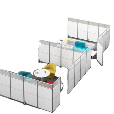 Parkfunctionaliteit slijtagebestendige vouwbare schuifwand voor aangepast kantoor
