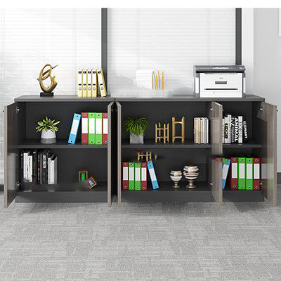 Stevige en duurzame houten planken Personeel Sideboard opslag Archiefkast voor kantoor