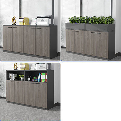 Stevige en duurzame houten planken Personeel Sideboard opslag Archiefkast voor kantoor