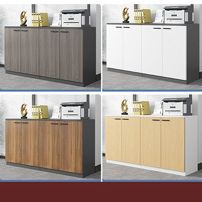 Stevige en duurzame houten planken Personeel Sideboard opslag Archiefkast voor kantoor