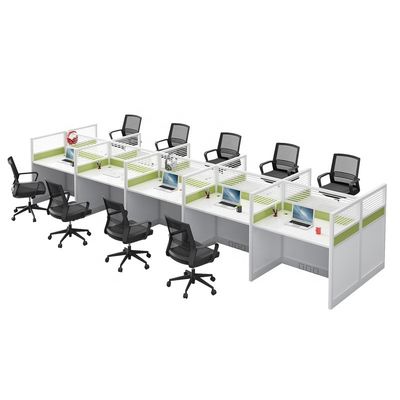 Modernity-stijl Private Domain Desk and Chair Set voor personeel onafhankelijke werkstation