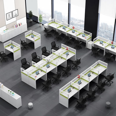 Modernity-stijl Private Domain Desk and Chair Set voor personeel onafhankelijke werkstation