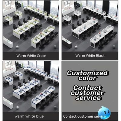 Modernity-stijl Private Domain Desk and Chair Set voor personeel onafhankelijke werkstation